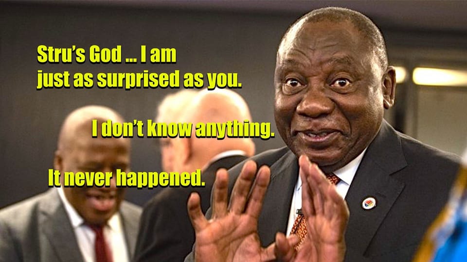 THE FARMGATE SCANDAL, RAMAPHOSA AND  CORPORATE MEDIA – A HOUSE OF CARDS.